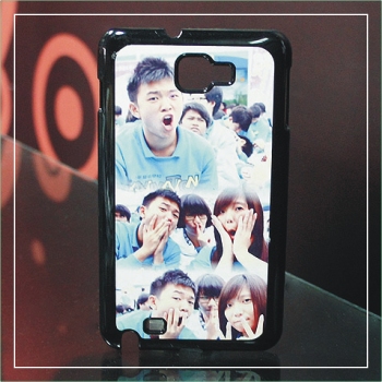 手機殼轉印(NOTE1塑膠硬殼-個性黑)TPP-001